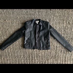 Women’s faux leather jacket